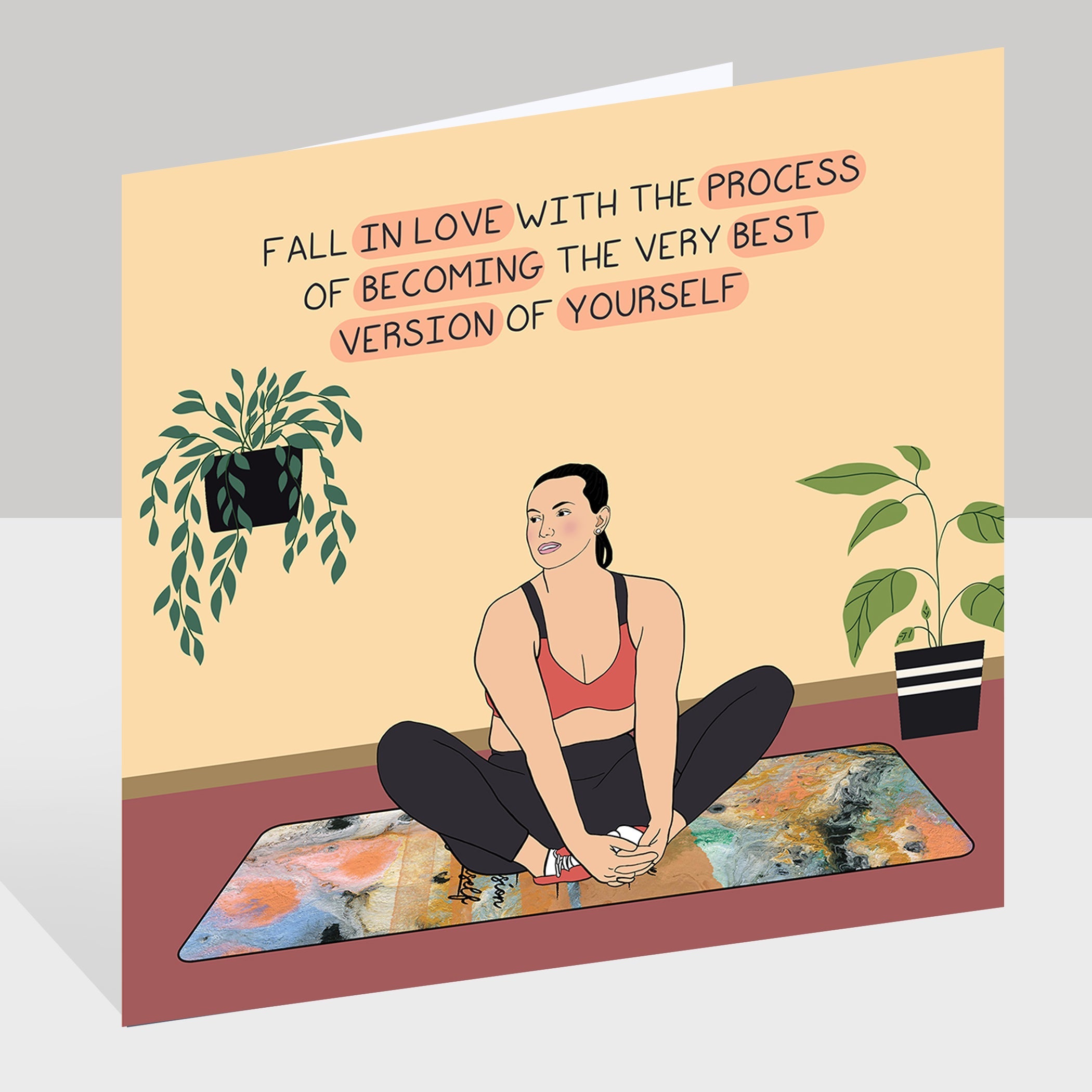 Fall in Love Doodle Card