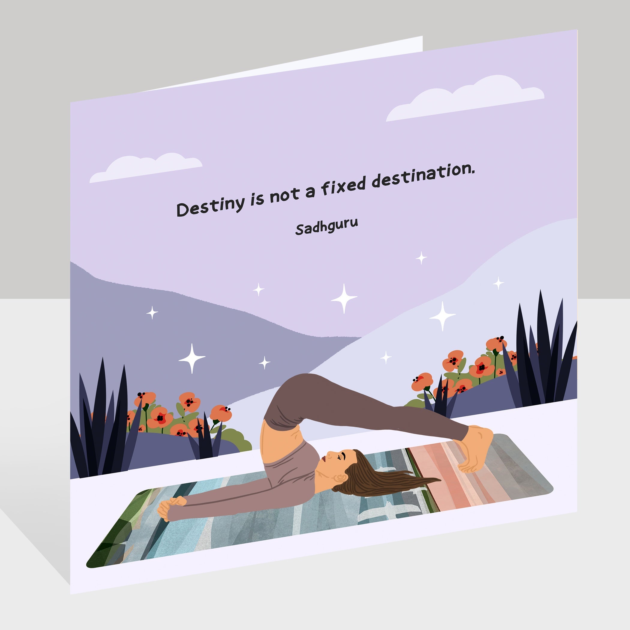 Fixed Destination Doodle Card