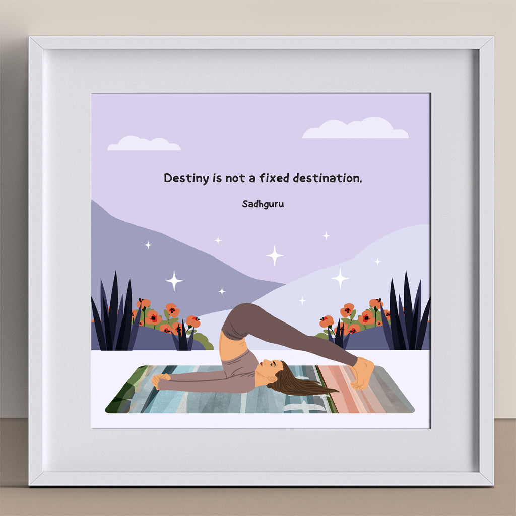 Fixed Destination Doodle Card