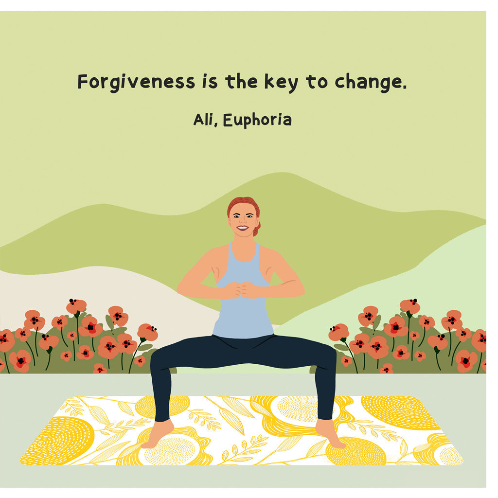 Forgiveness Is The Key Doodle Card