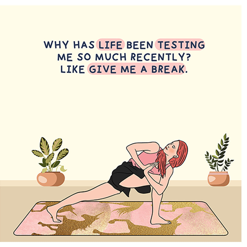 Give Me A Break Doodle Card