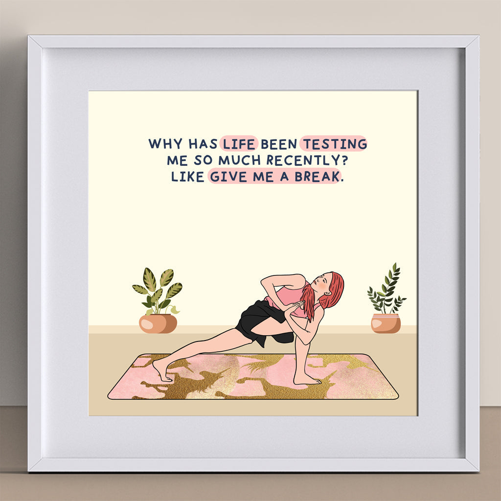 Give Me A Break Doodle Card