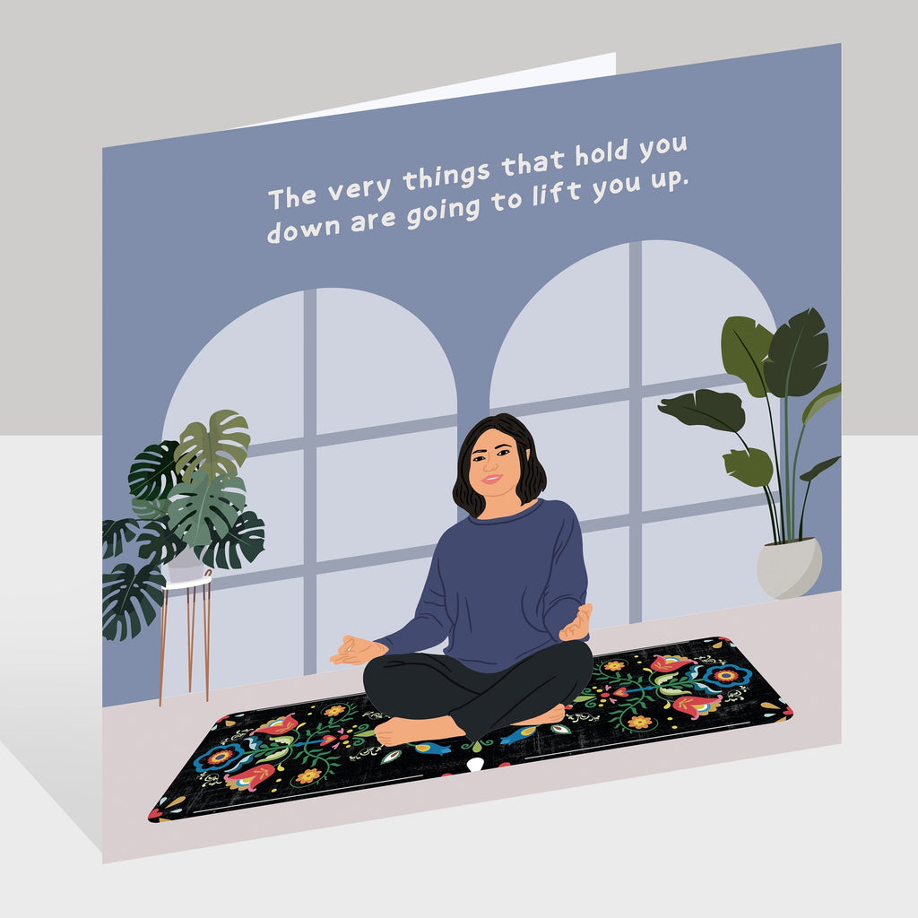 Going To Lift You Up Doodle Card