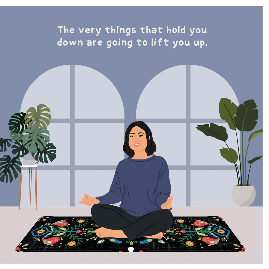 Going To Lift You Up Doodle Card