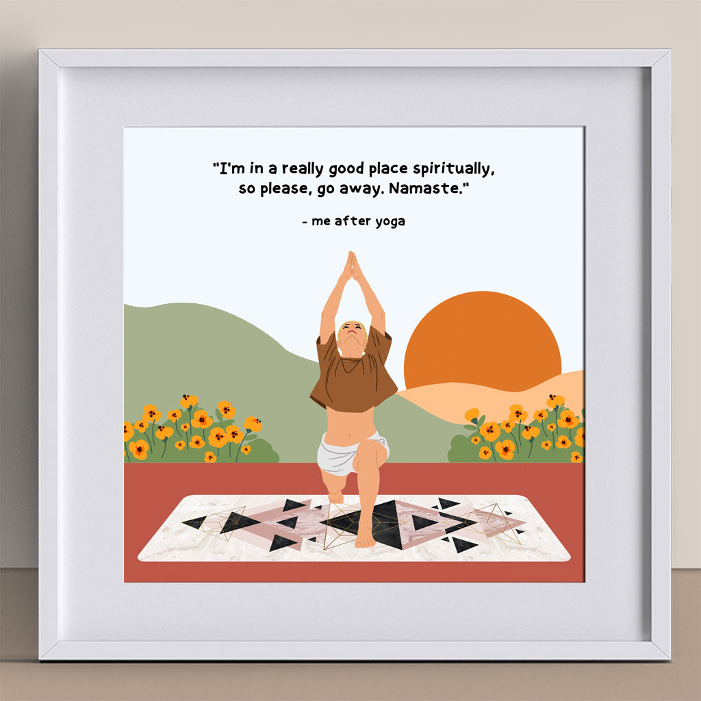 Good Place Spiritually Doodle Card