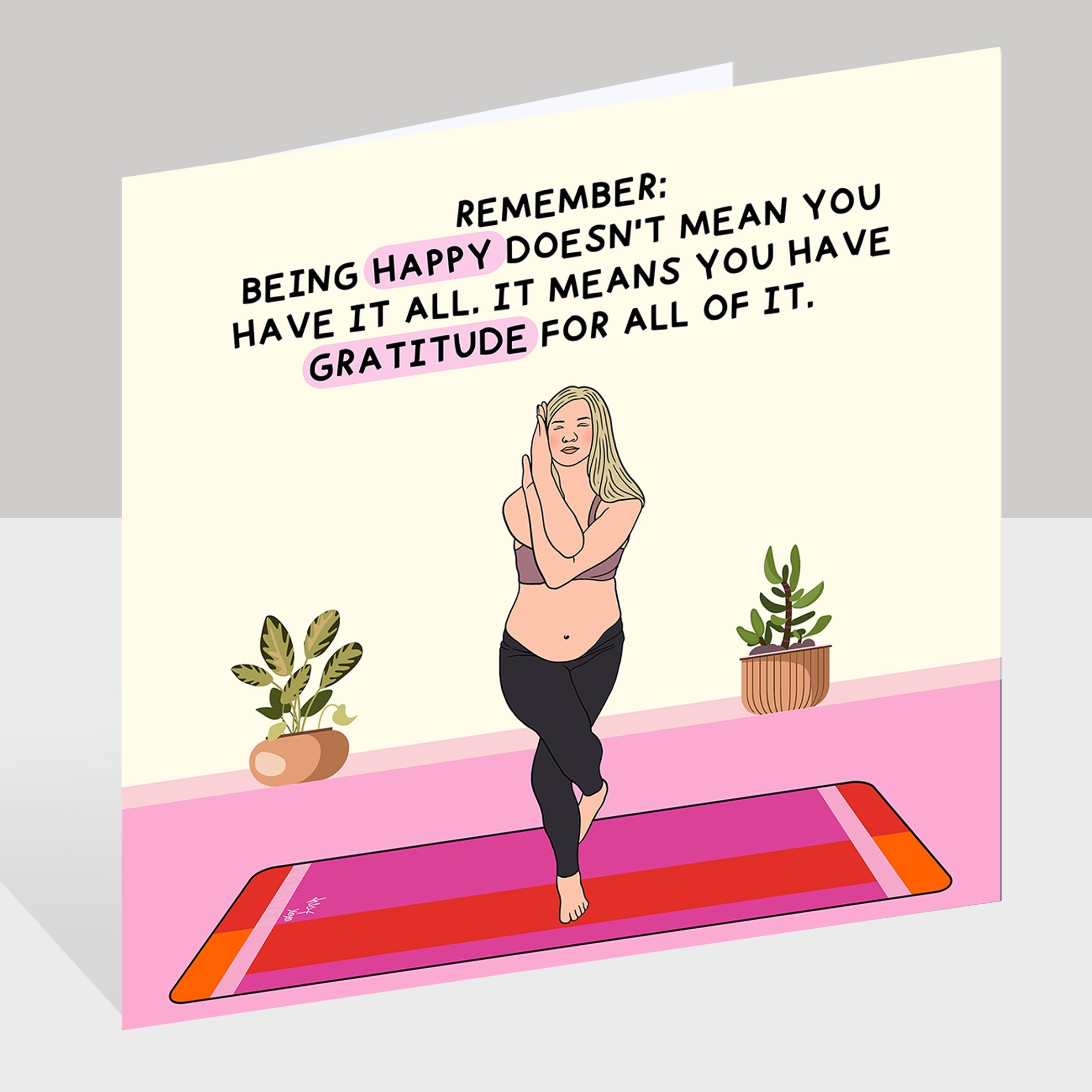 Gratitude For All Of It Doodle Card