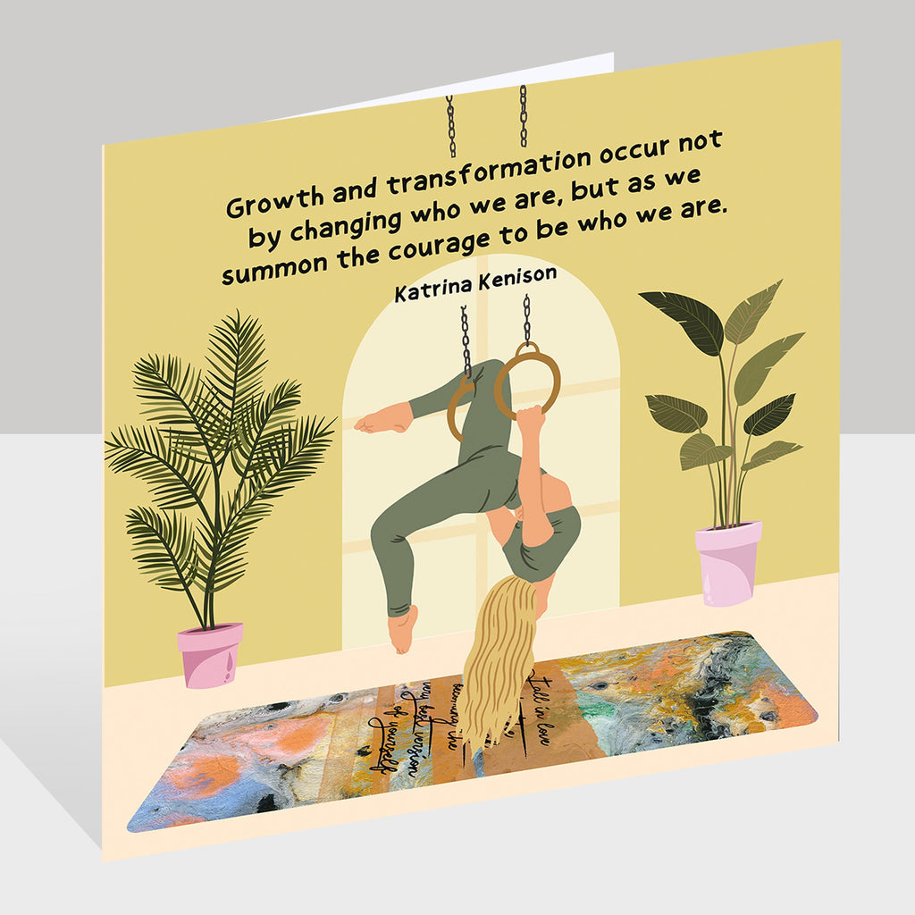 Growth And Transformation Doodle Card
