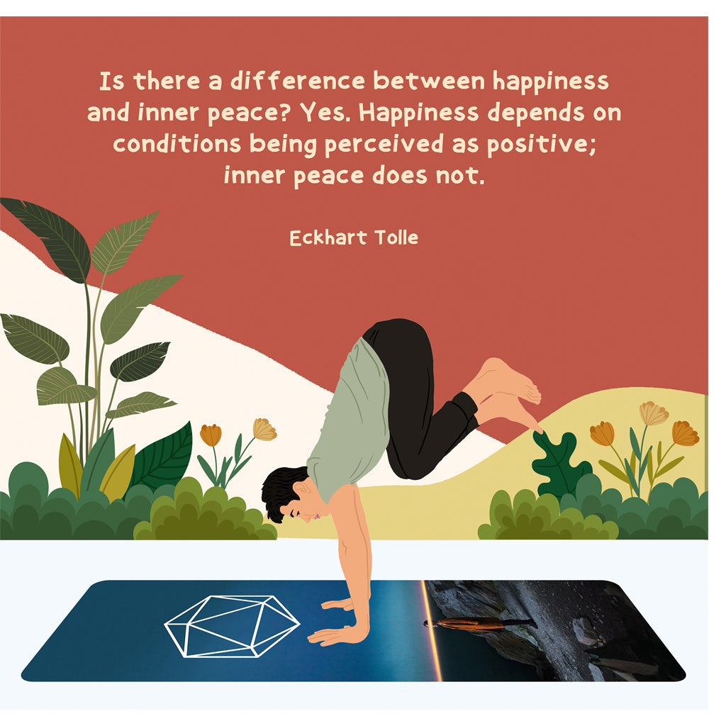 Happiness And Inner Peace Doodle Card