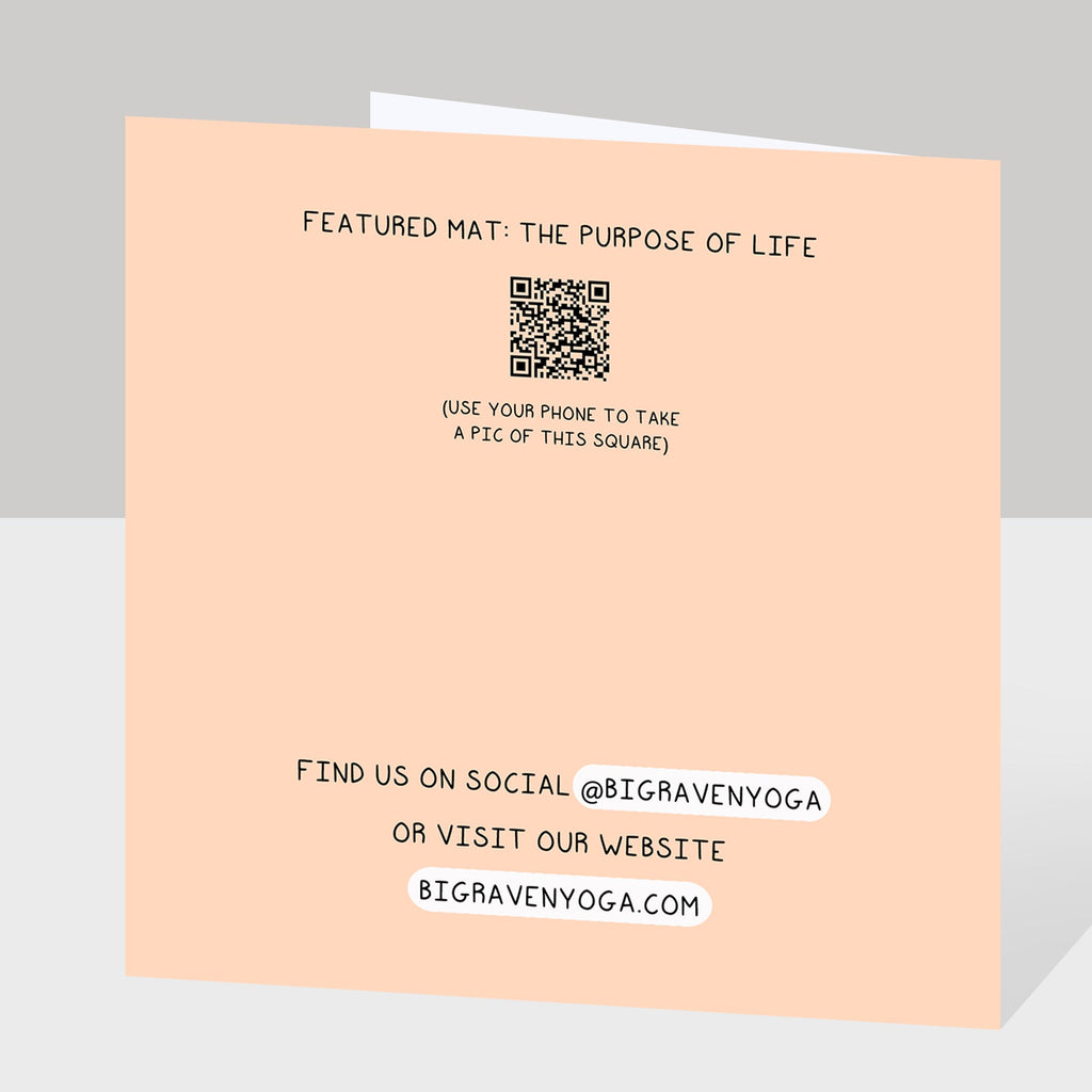 Happiness Begins With an Open Heart Doodle Card