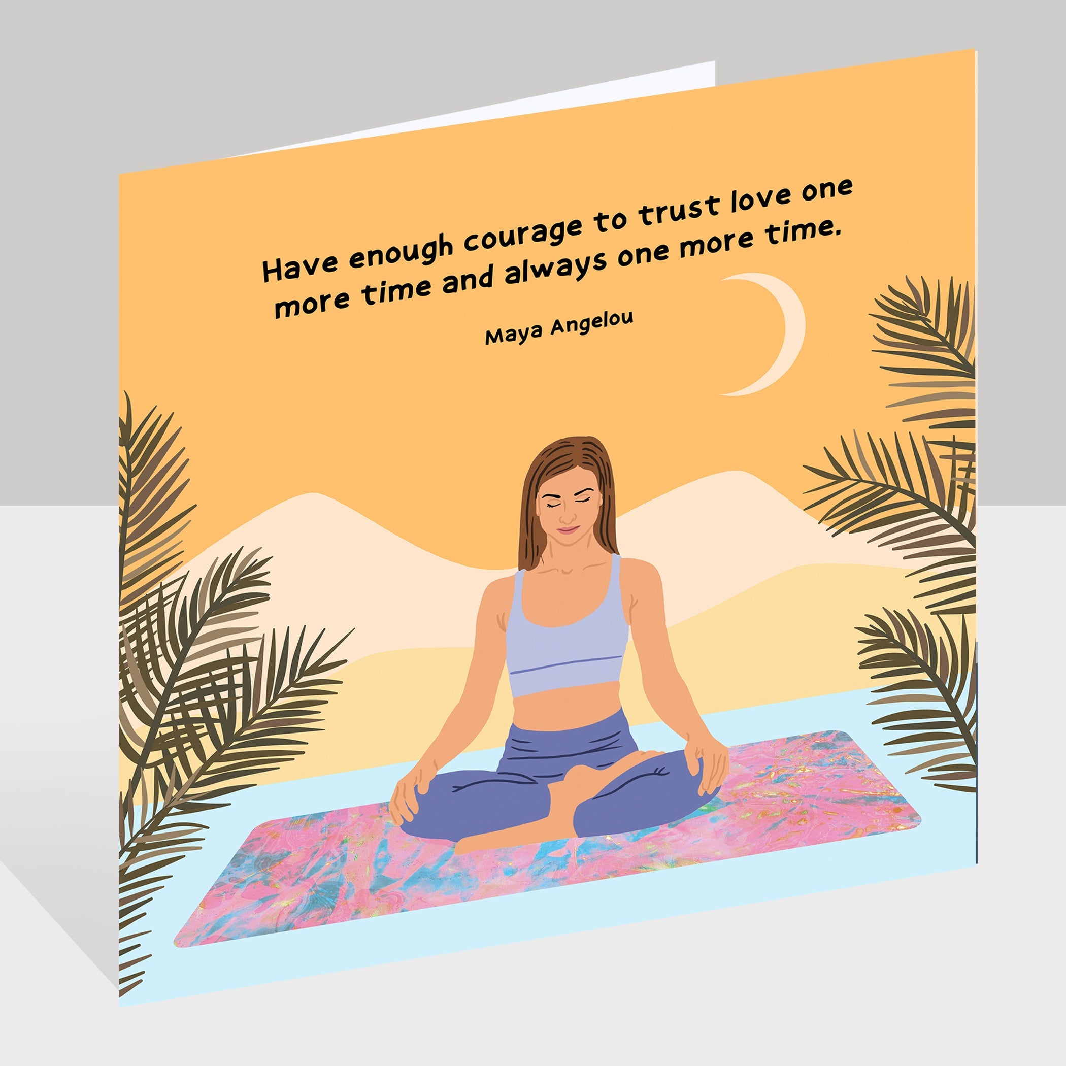 Have Enough Courage Doodle Card