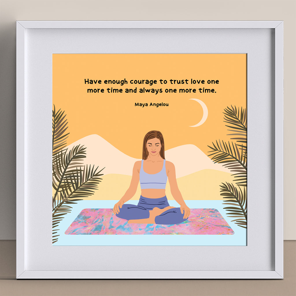 Have Enough Courage Doodle Card
