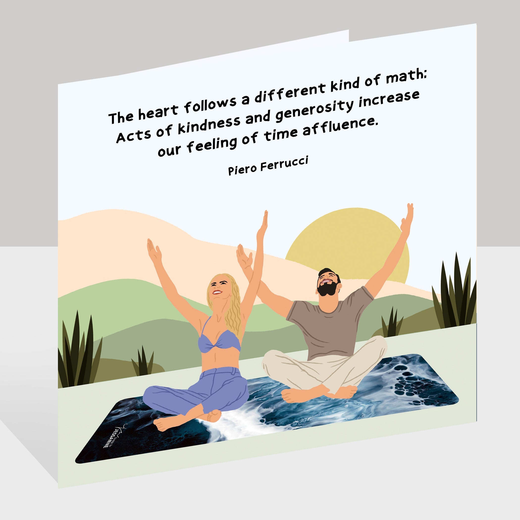 Heart Follows Doodle Card