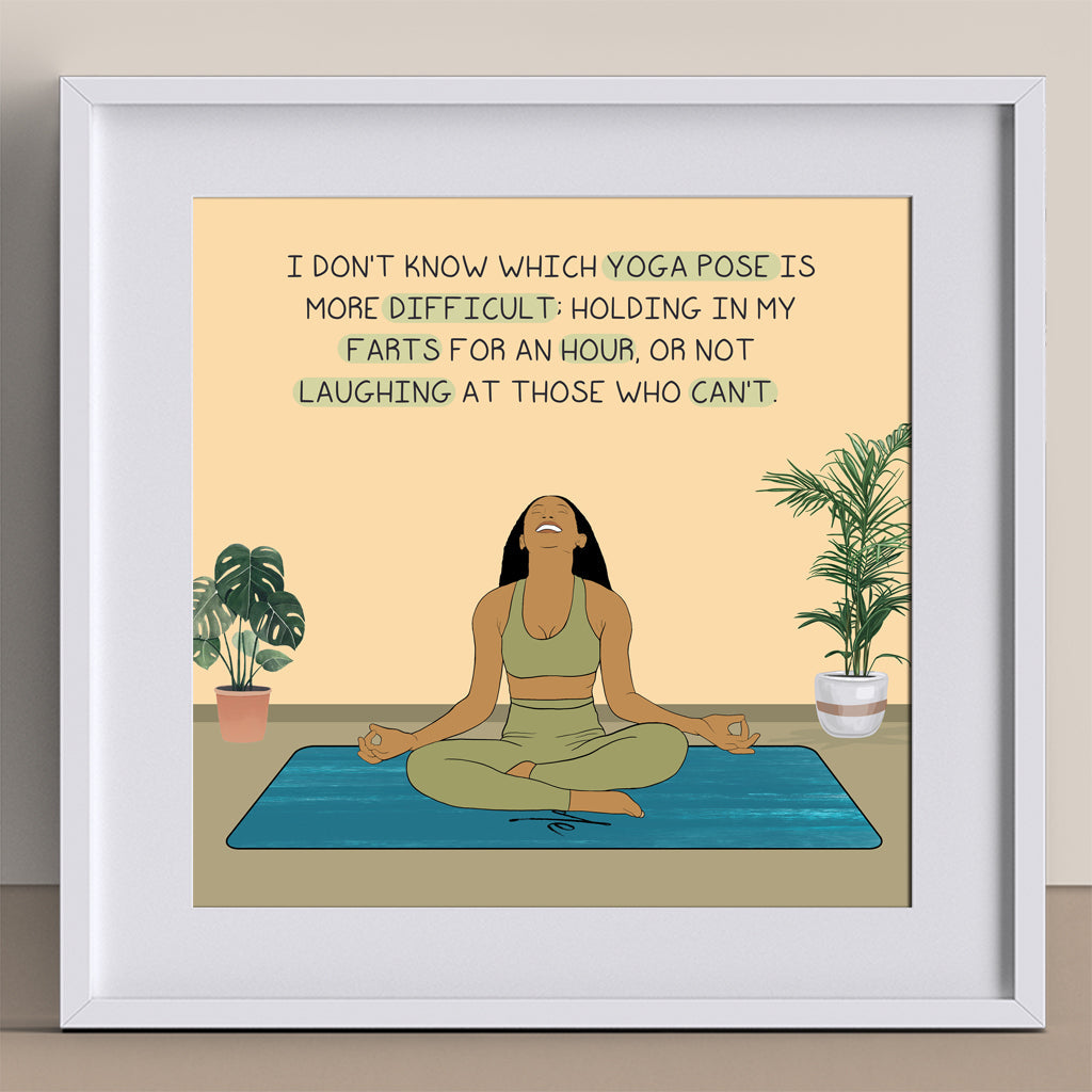 Holding In My Farts Doodle Card
