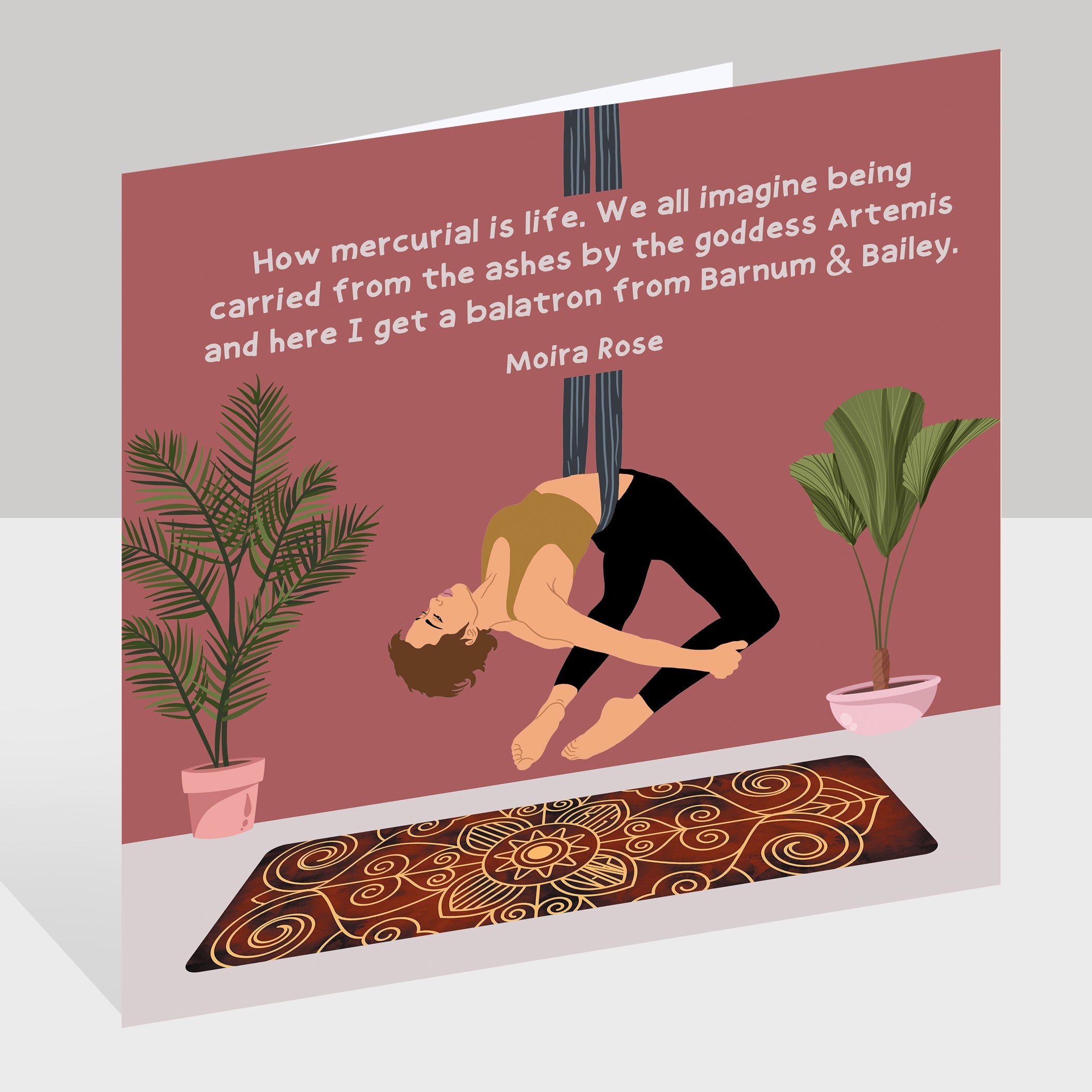 How Mercurial Is Life Doodle Card