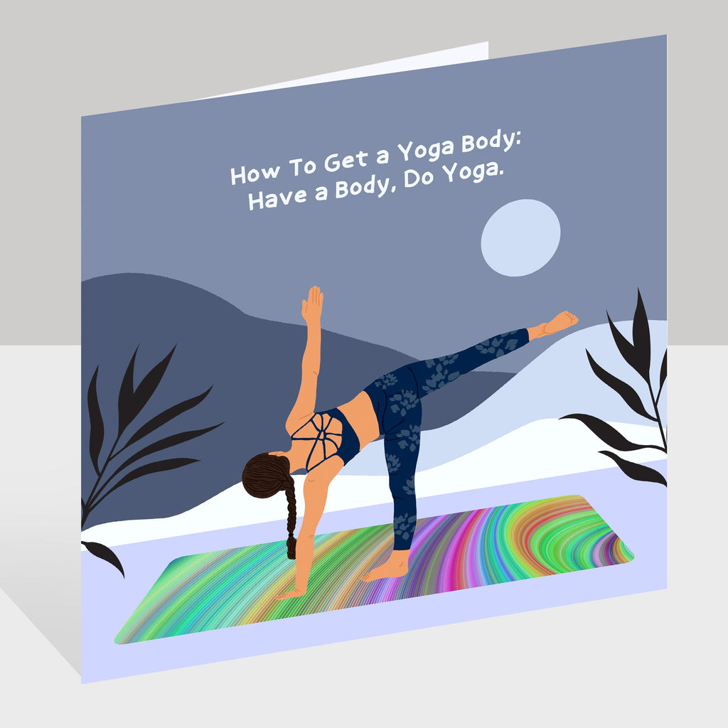 How To Get A Yoga Body Doodle Card