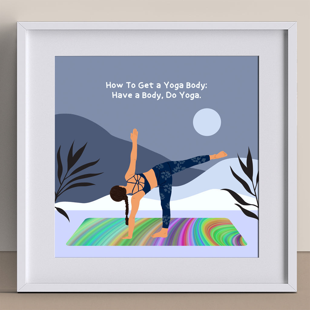 How To Get A Yoga Body Doodle Card