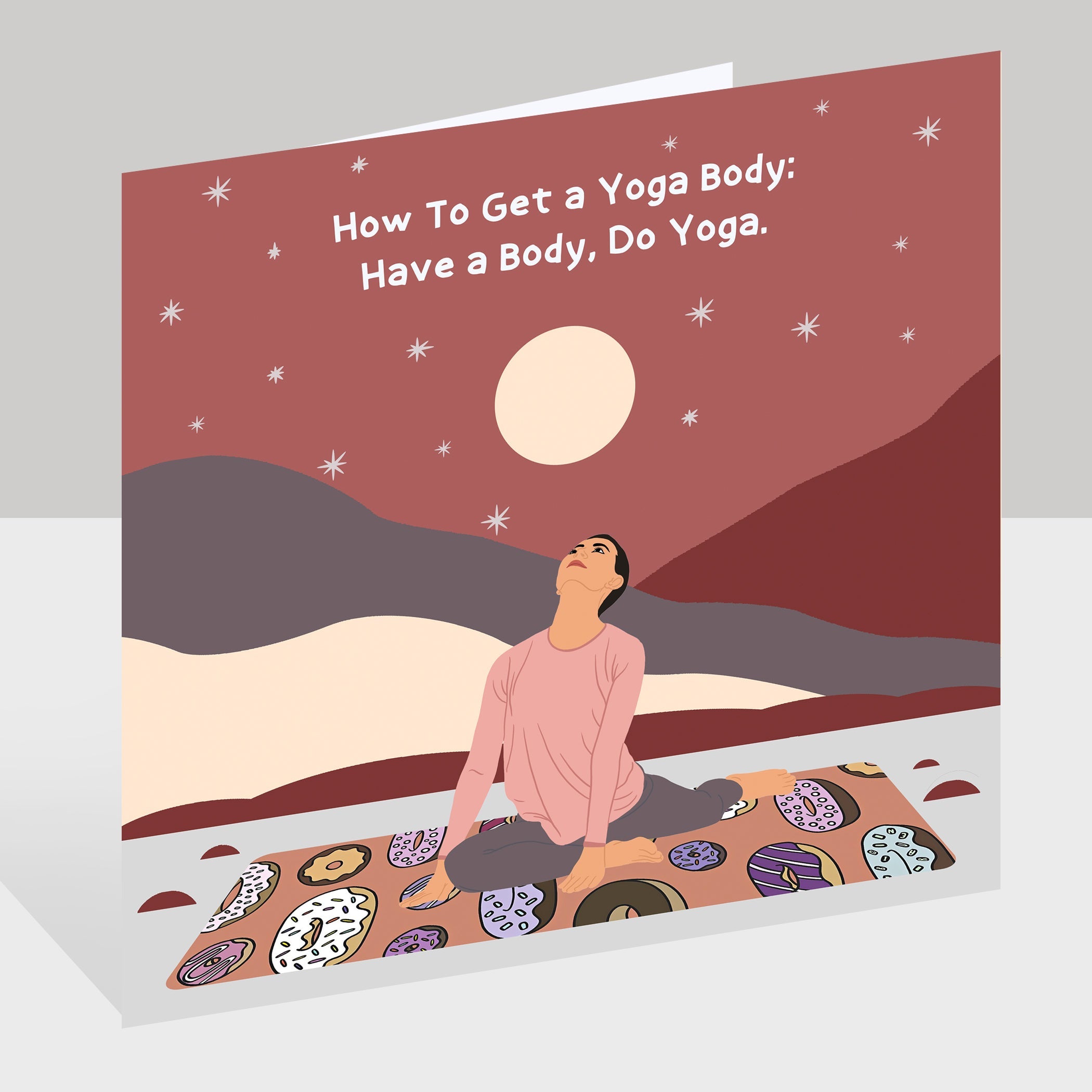 How To Get A Yoga Body Doodle Card