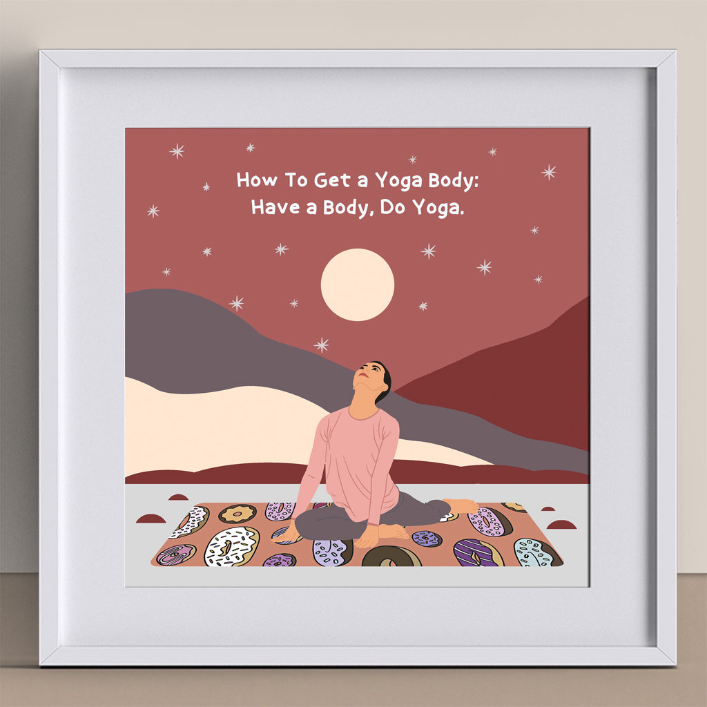 How To Get A Yoga Body Doodle Card