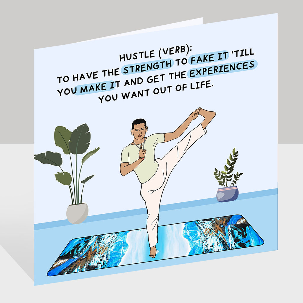Hustle Doodle Card
