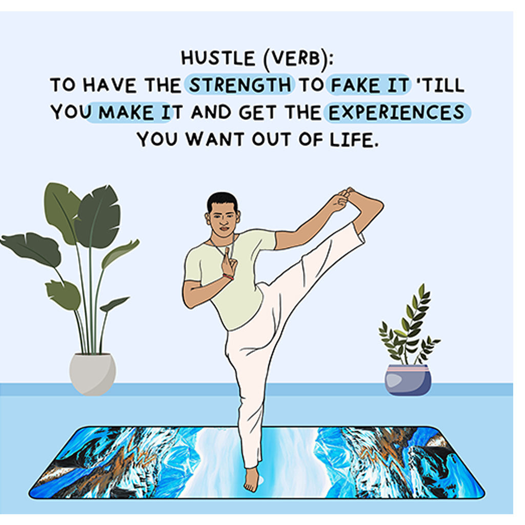Hustle Doodle Card