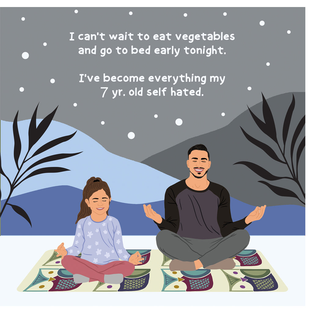 I Can't Wait To Eat Vegetable Doodle Card