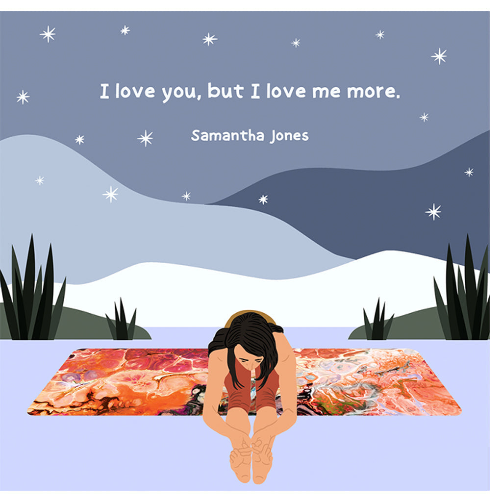 I Love Me More Doodle Card