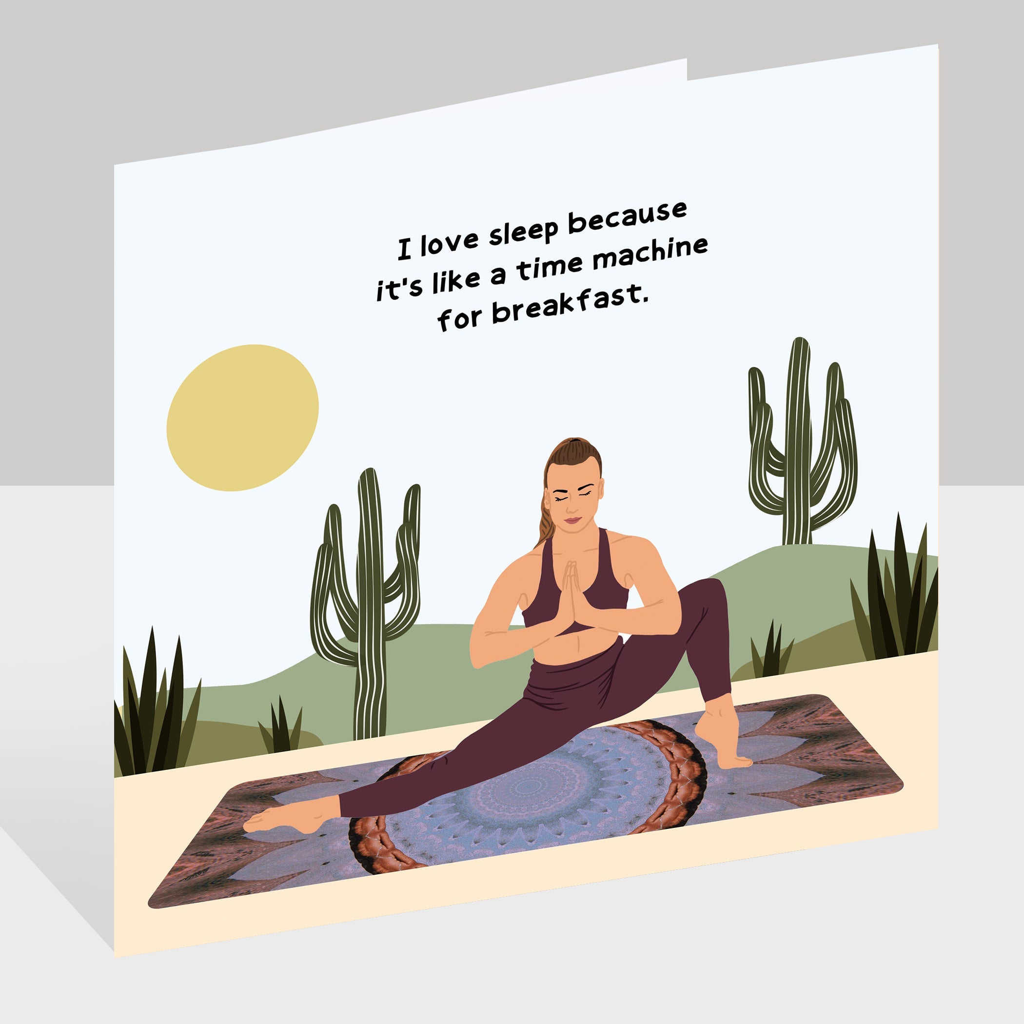 I Love Sleep Doodle Card