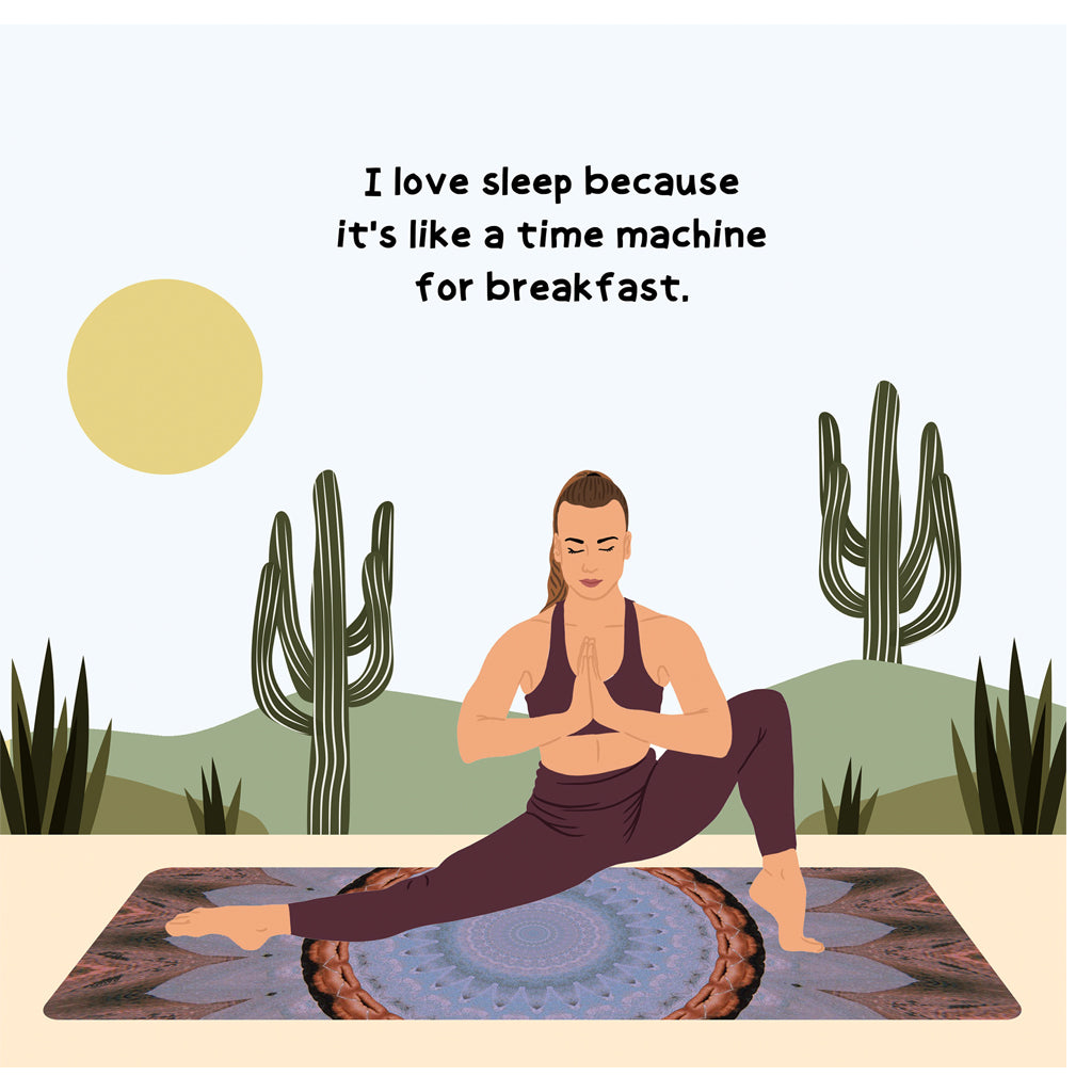 I Love Sleep Doodle Card