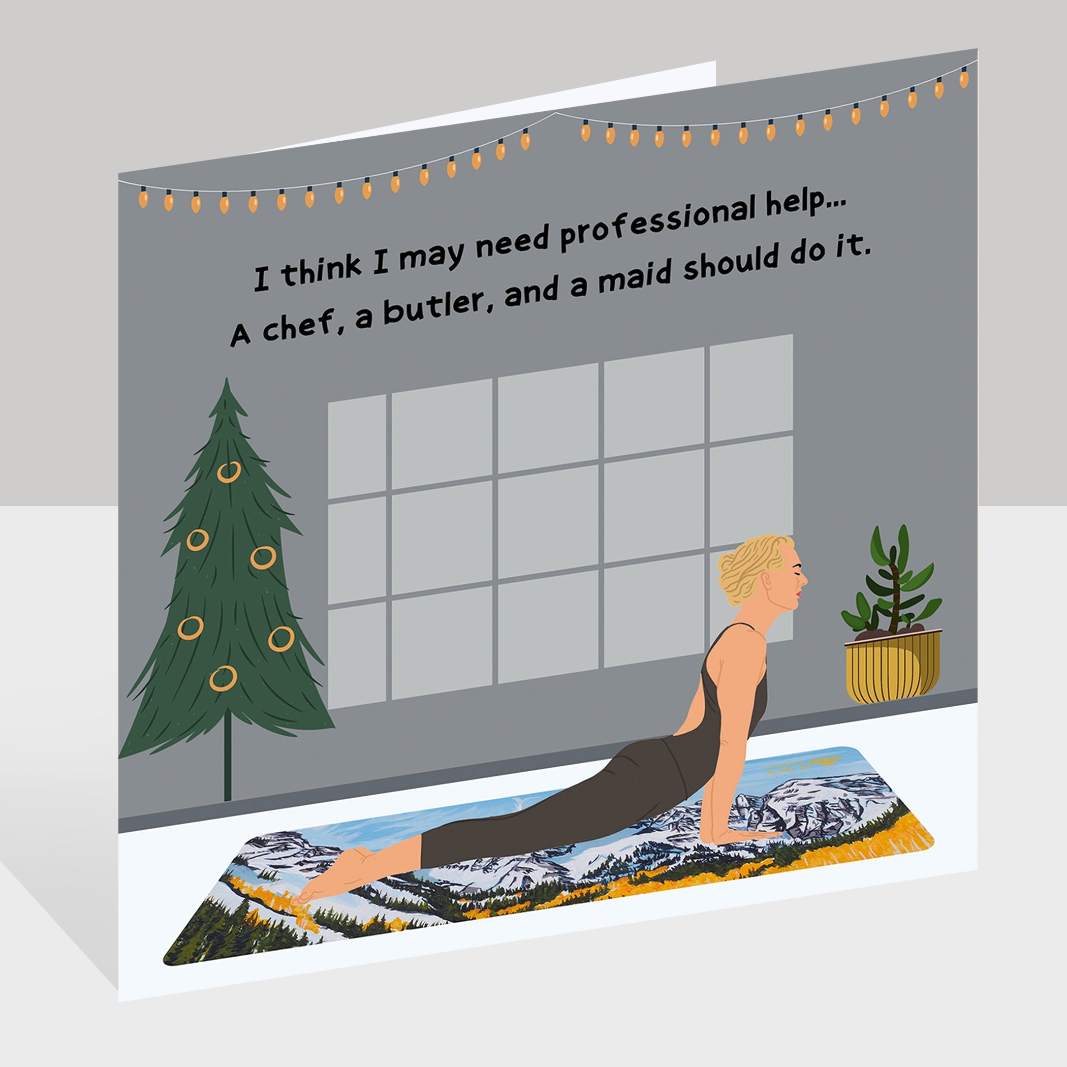 I Need Professional Help Doodle Card