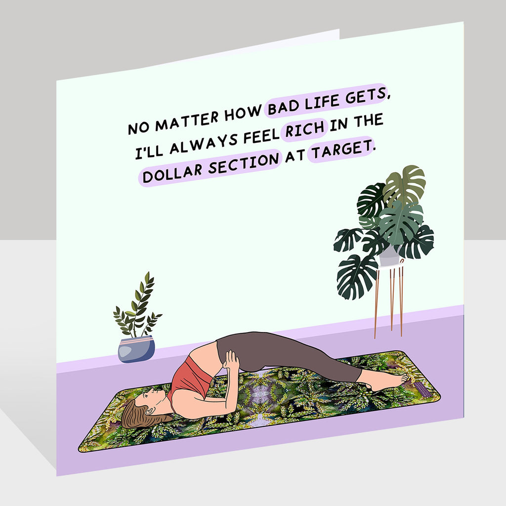 I'll Always Feel Rich Doodle Card