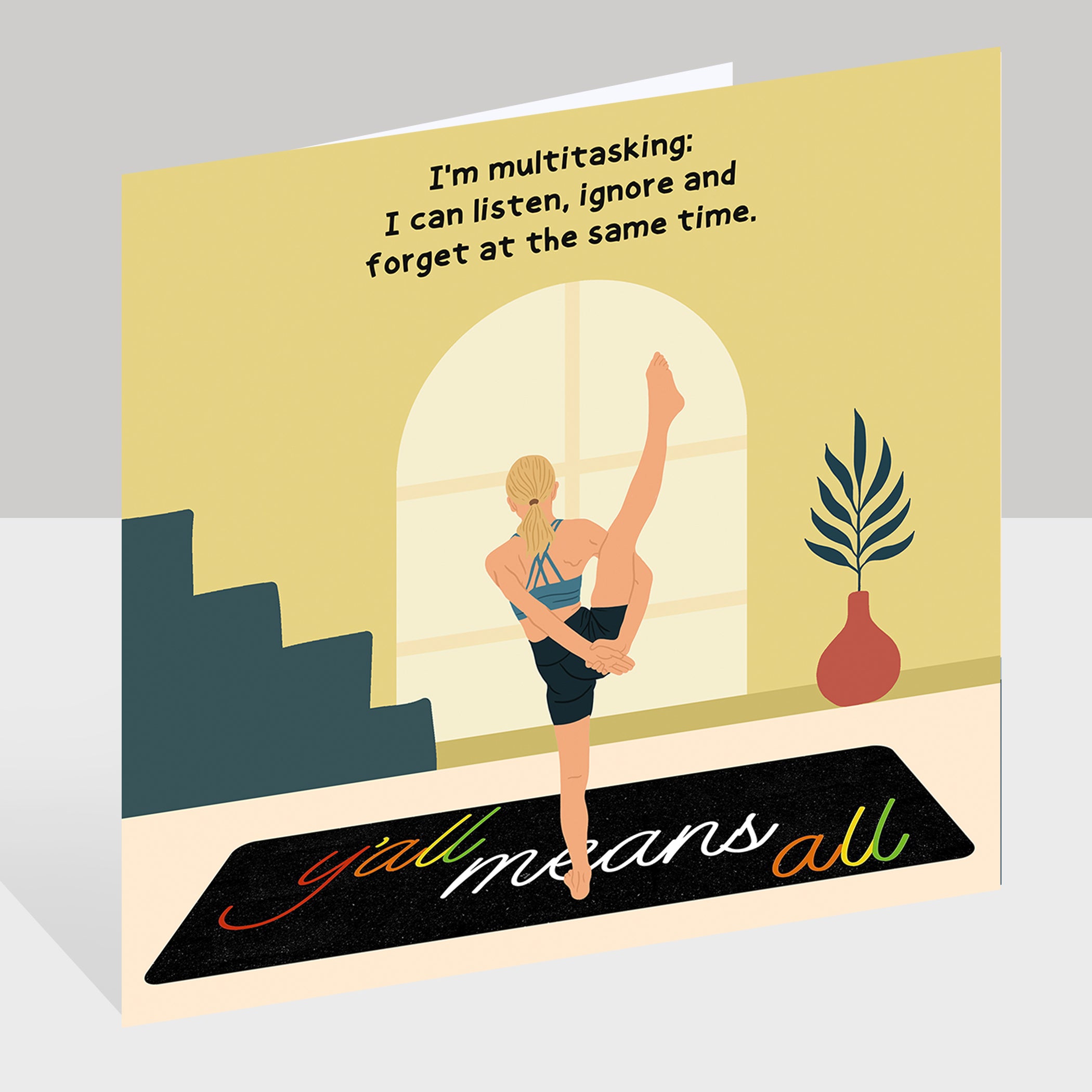 I'm Multitasking Doodle Card