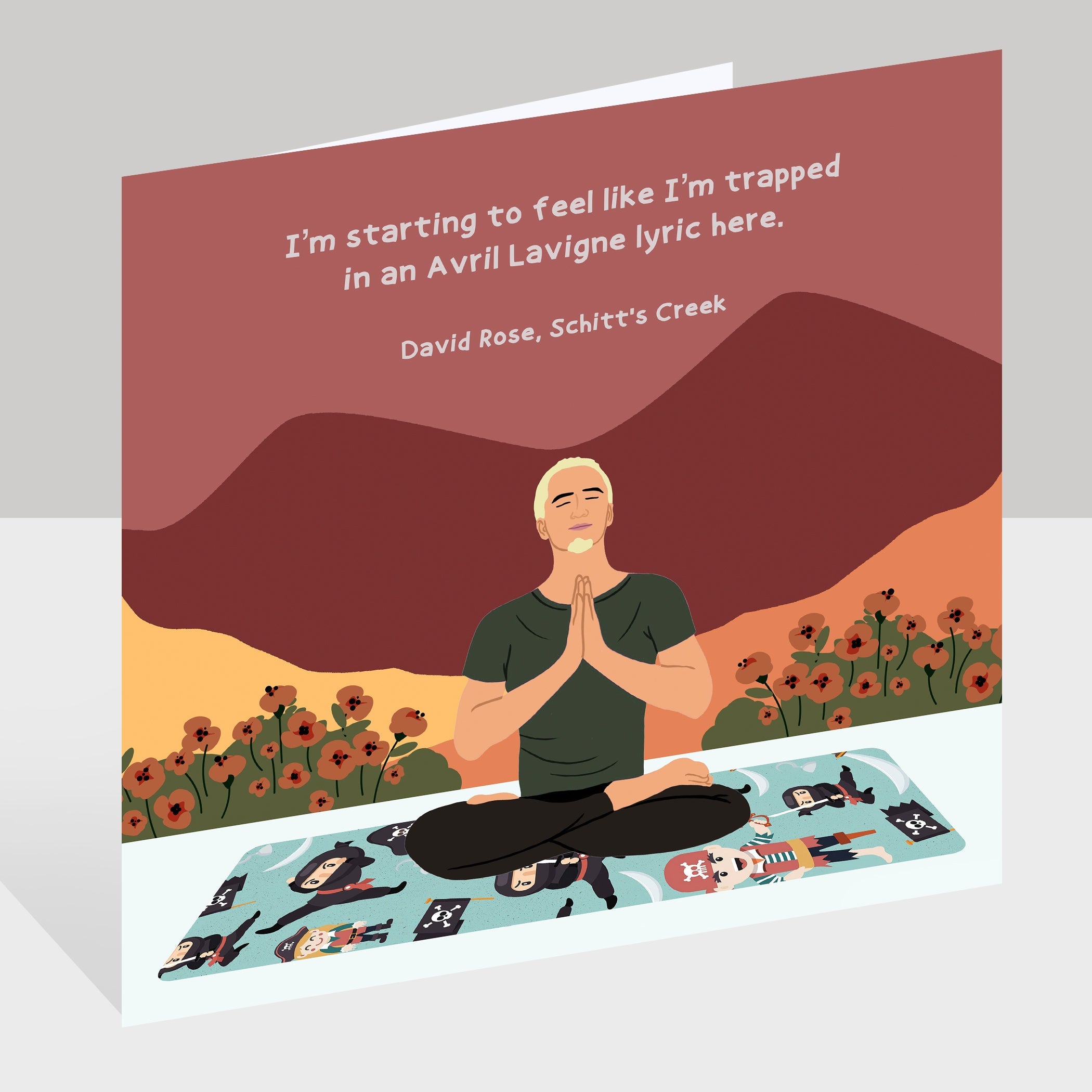 I'm Trapped Doodle Card
