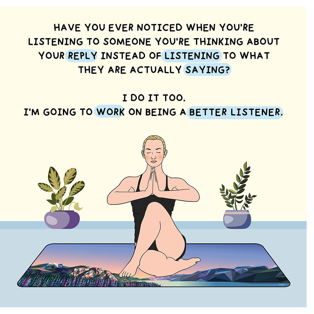 A Better Listener Doodle Card