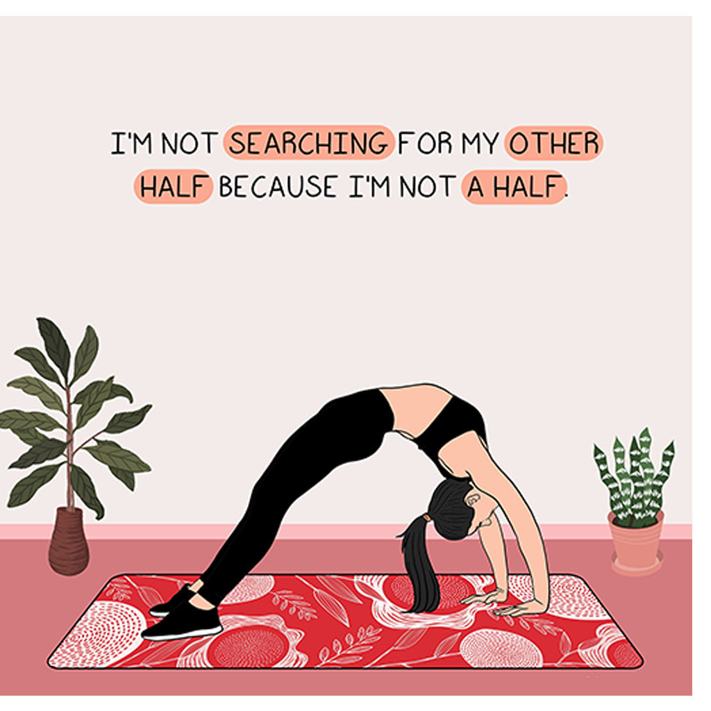 I'm not searching for my other half Doodle Card