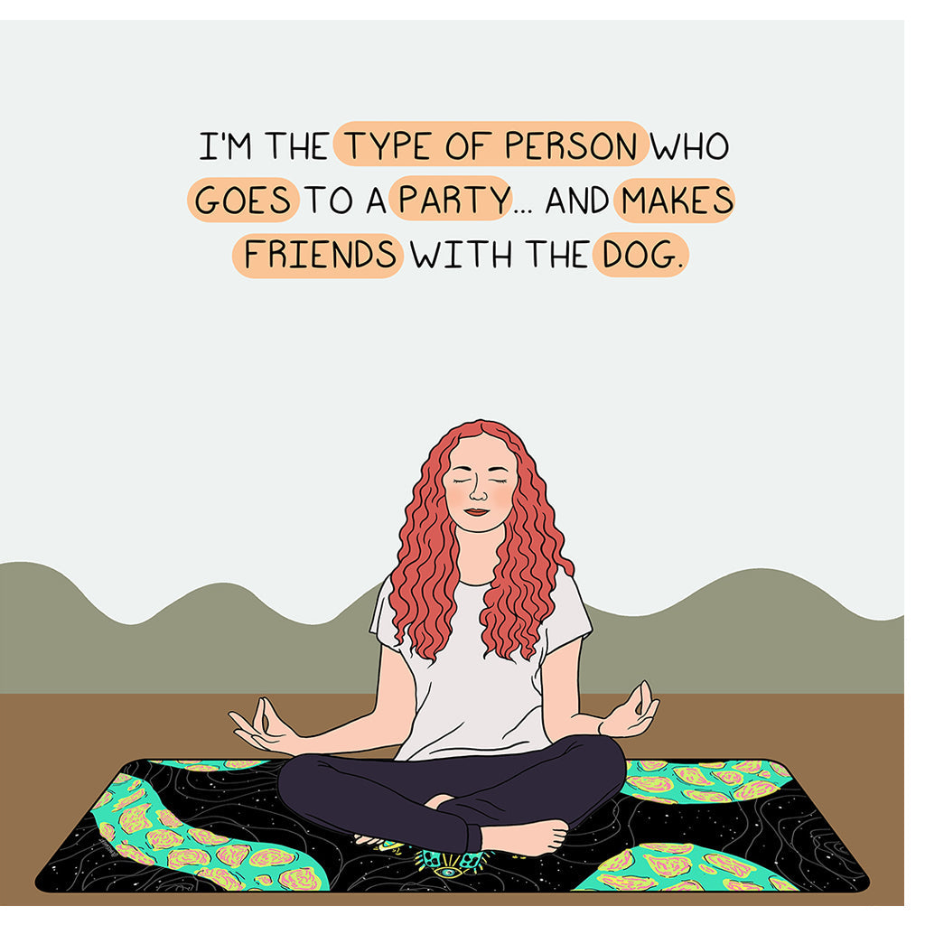 I'm The Type of Person Doodle Card