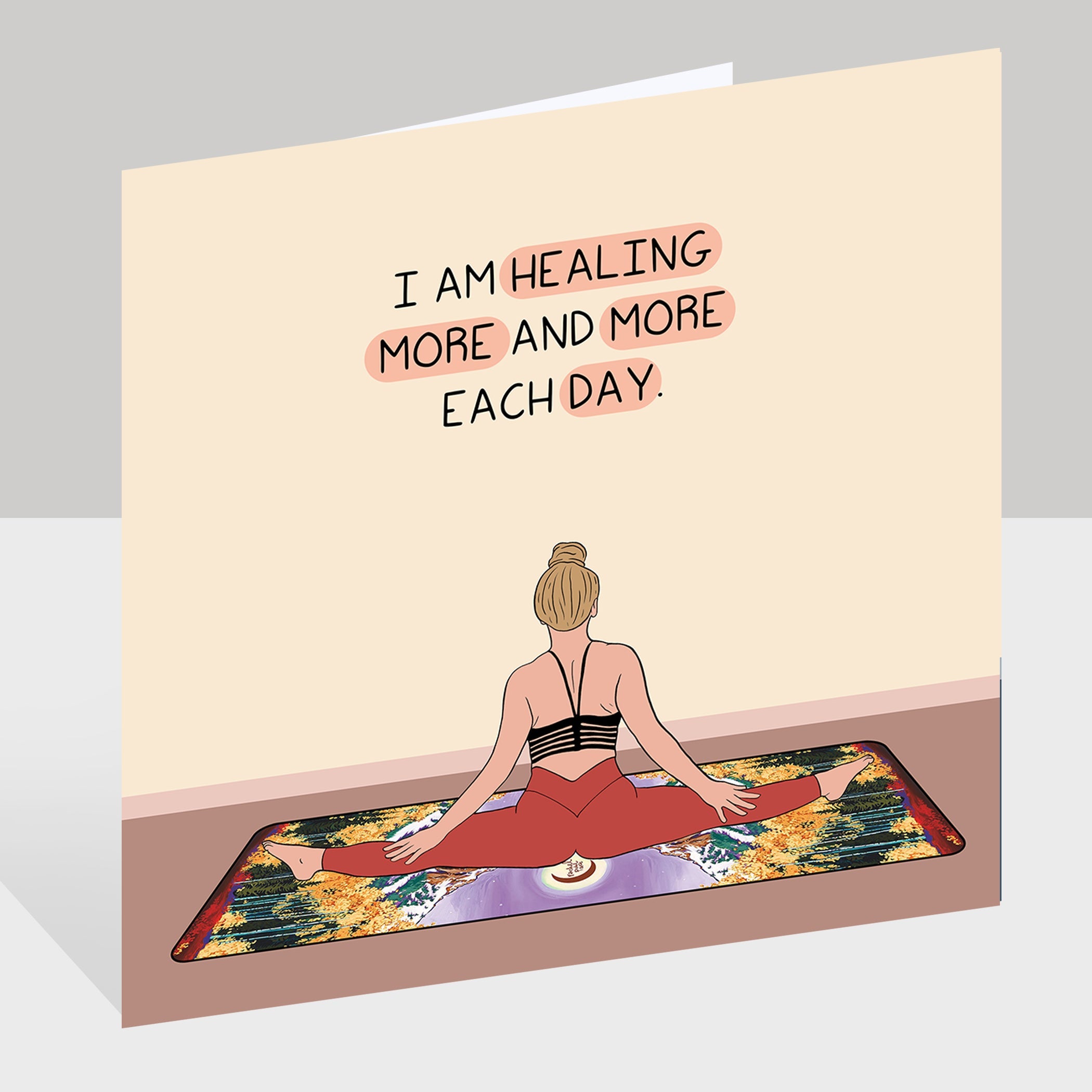 I Am Healing Doodle Card