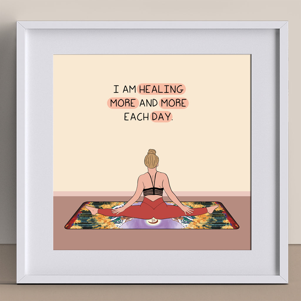 I Am Healing Doodle Card
