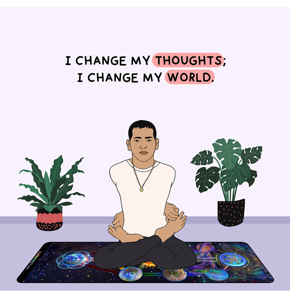 I Change My Thoughts Doodle Card