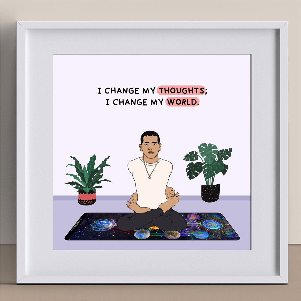 I Change My Thoughts Doodle Card