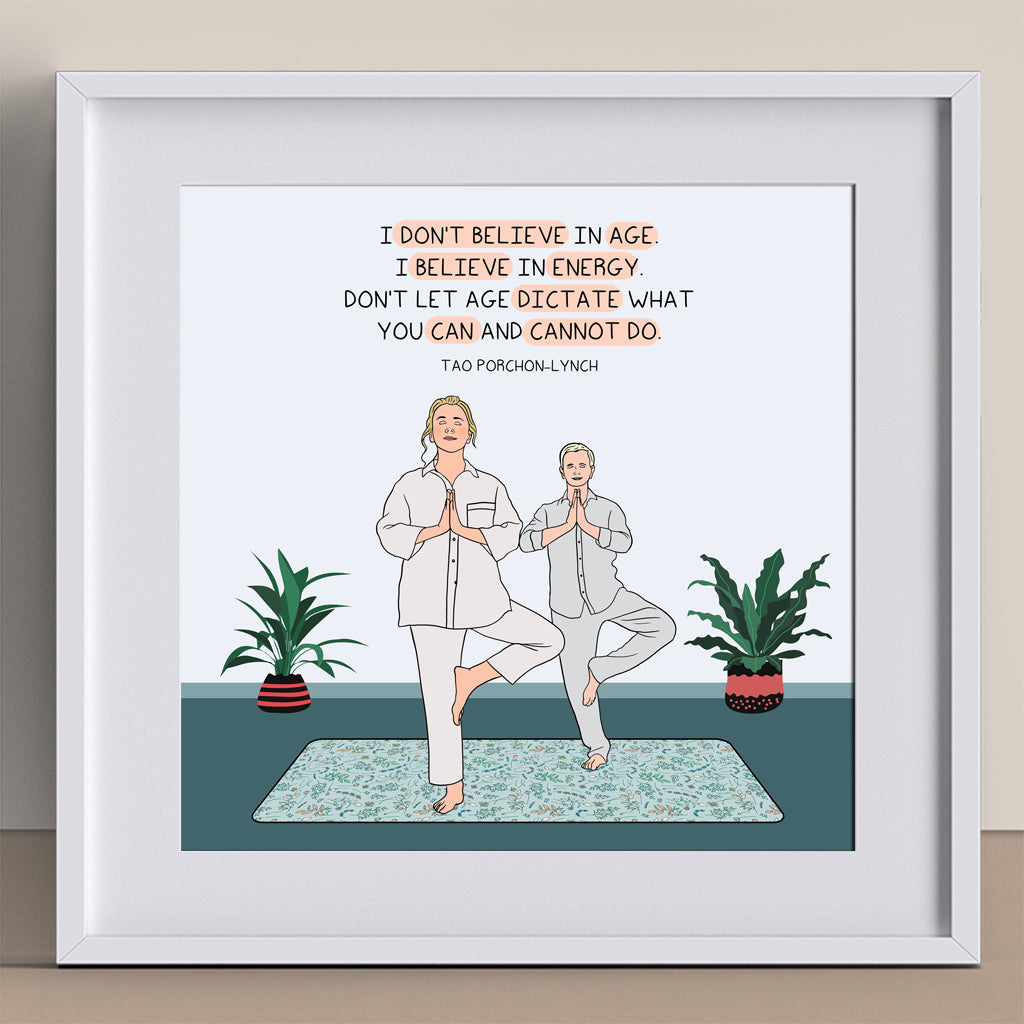 I don't believe in age Doodle Card