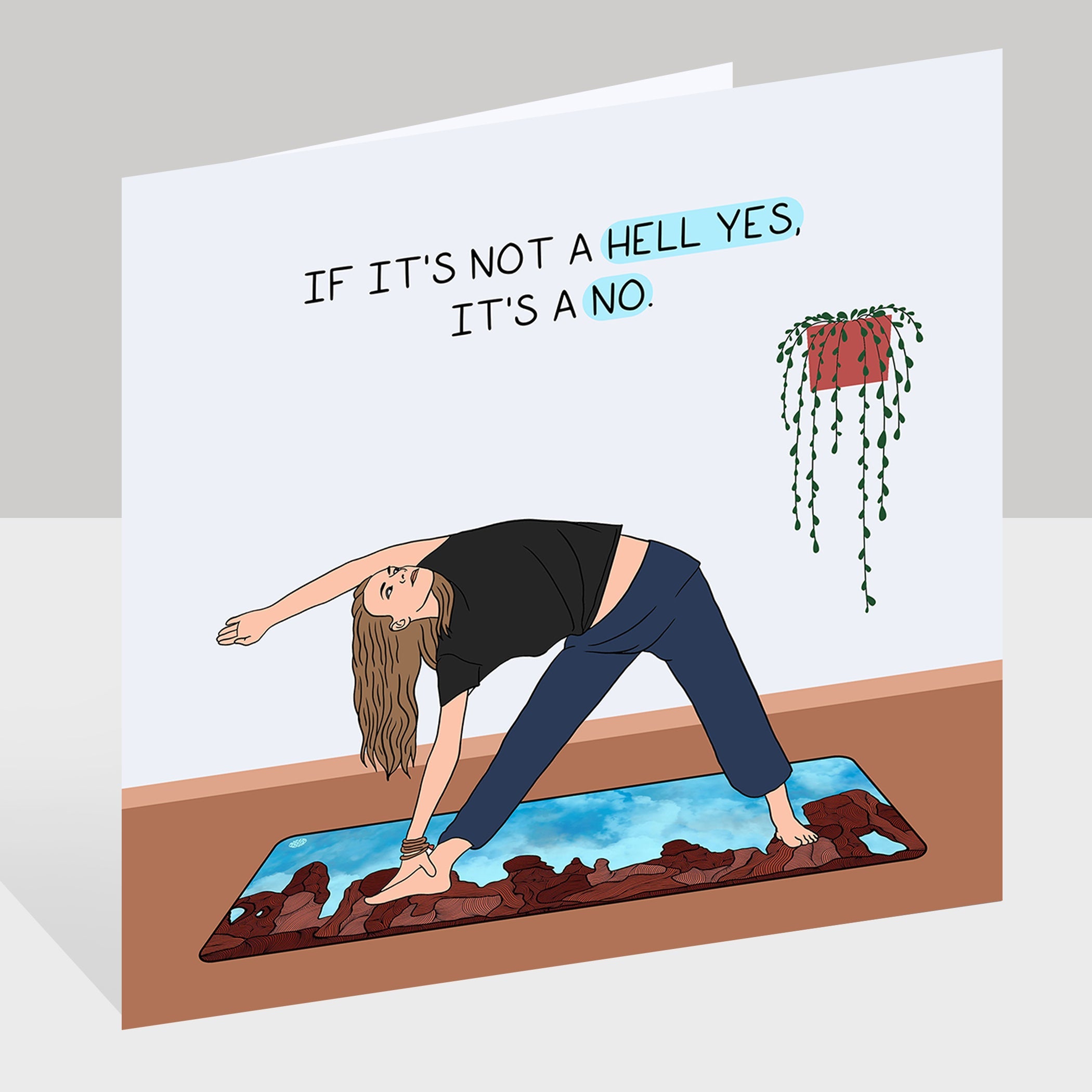 If its not a hell yes Doodle Card