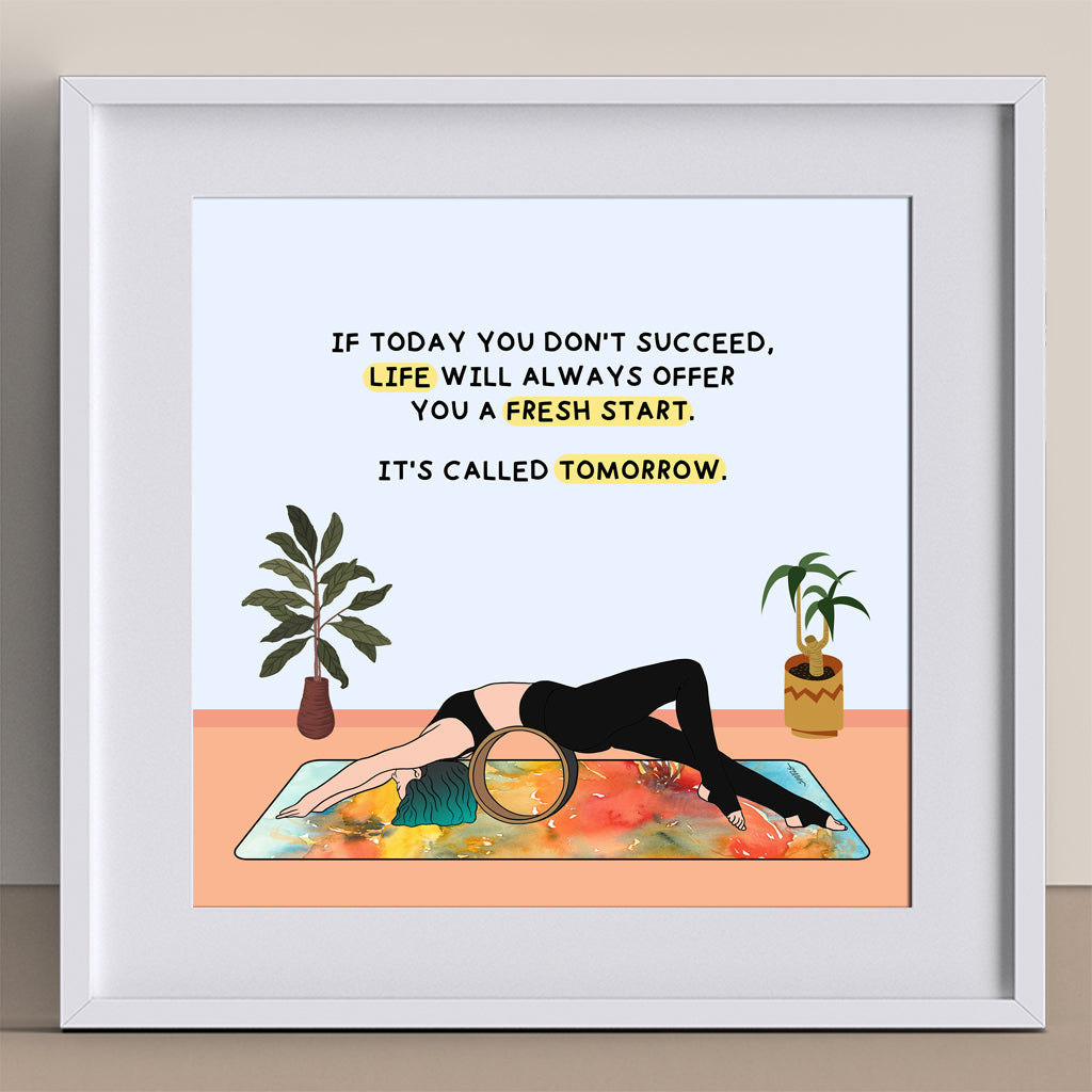 If Today You Don't Succeed Doodle Card