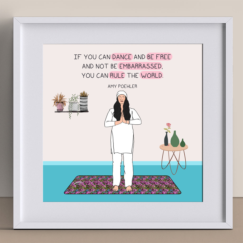 If you can dance and be free Doodle Card