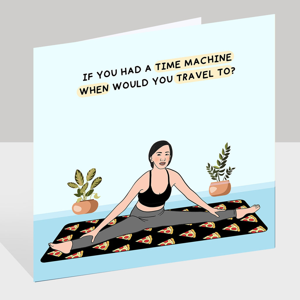 If You Had Time Machine Doodle Card