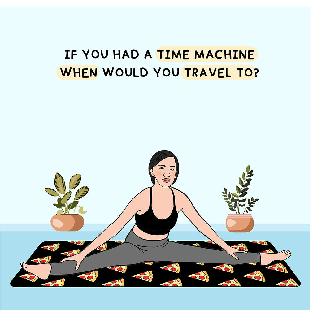If You Had Time Machine Doodle Card