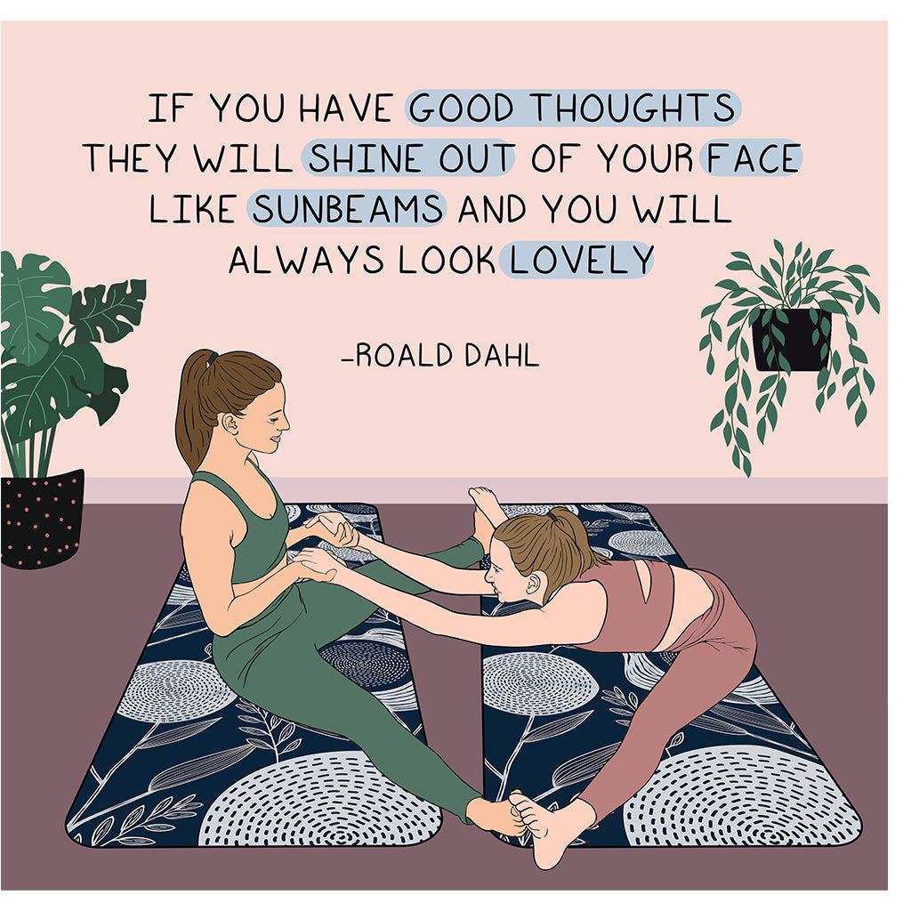 If You Have Good Thoughts Doodle Card