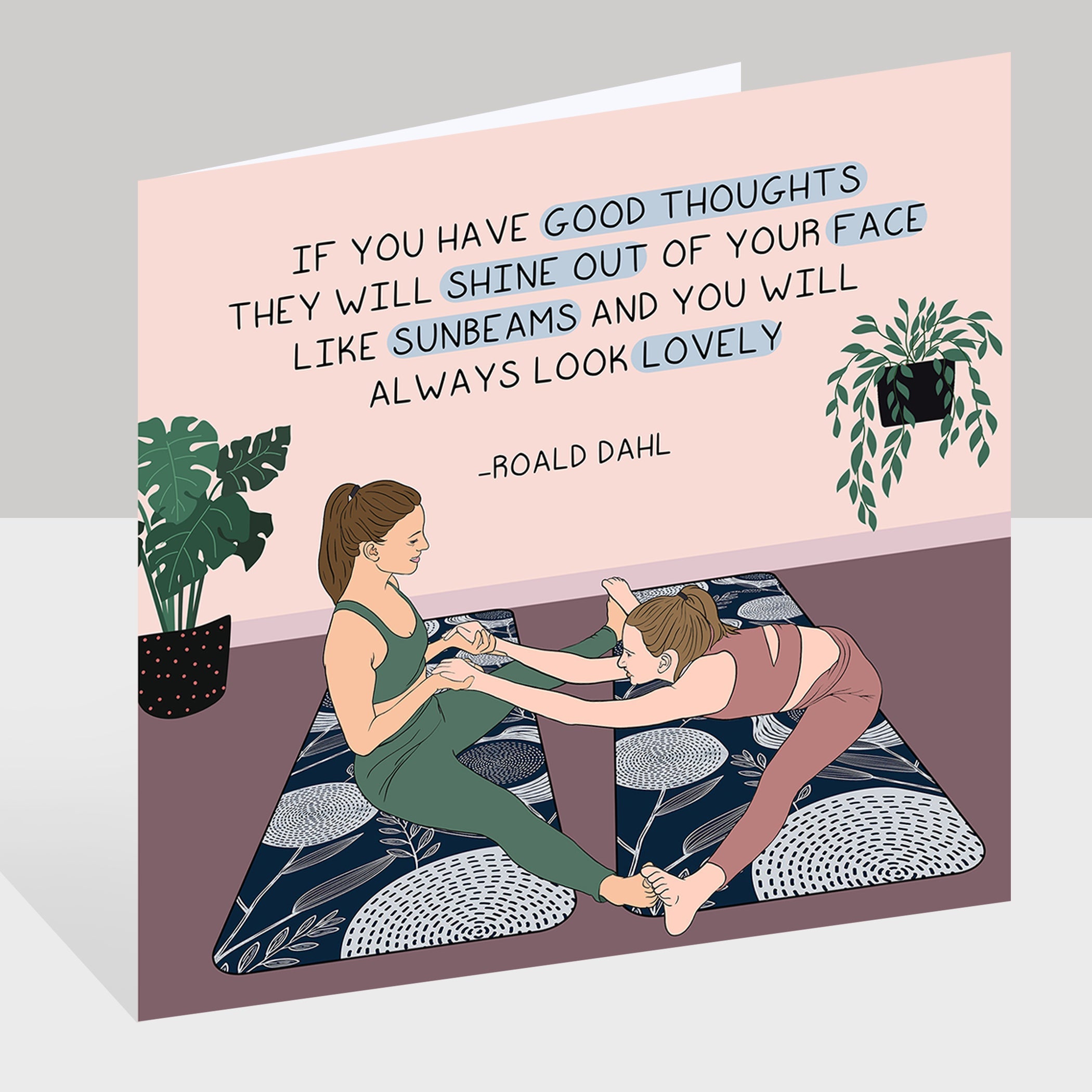 If You Have Good Thoughts Doodle Card