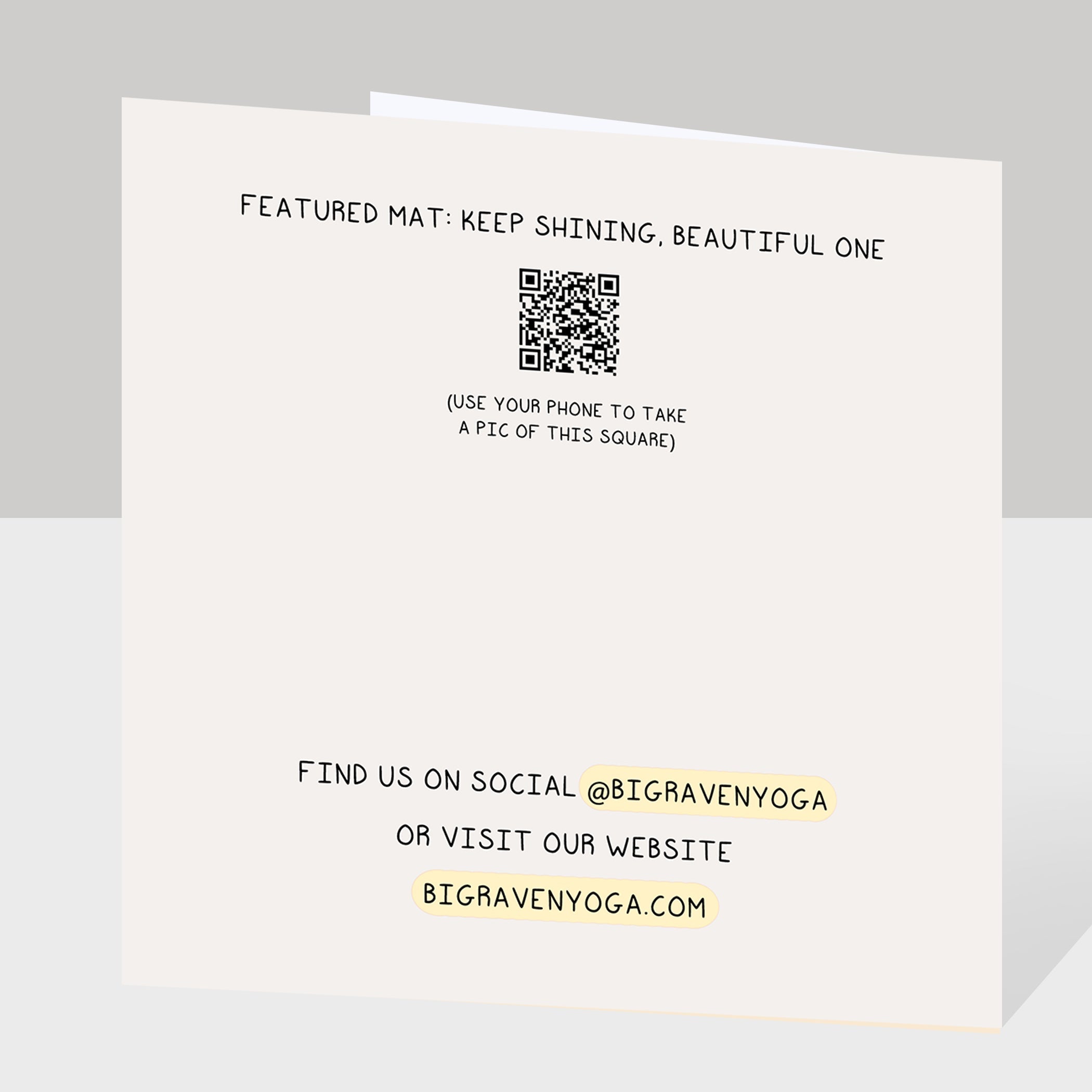 If you relax you start vibrating with it Doodle Card