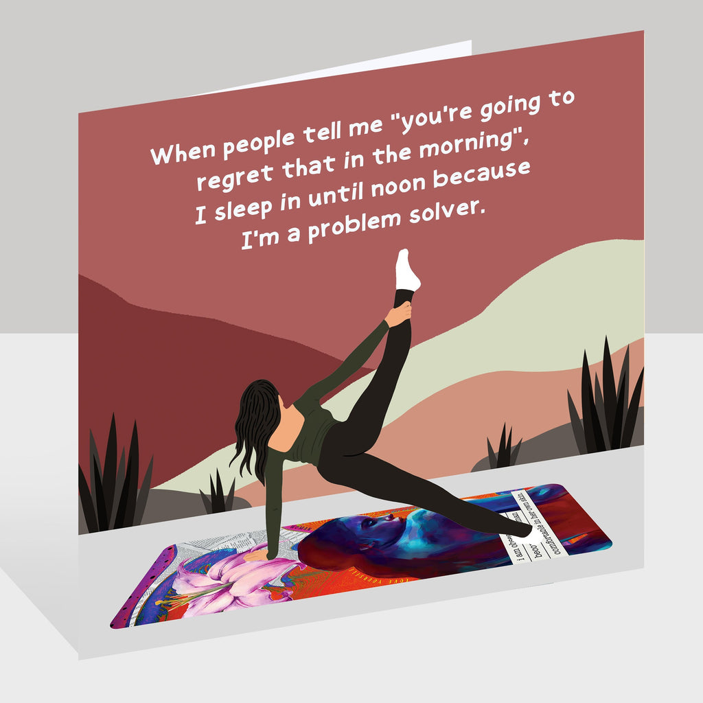 I'm a Problem Solver Doodle Card