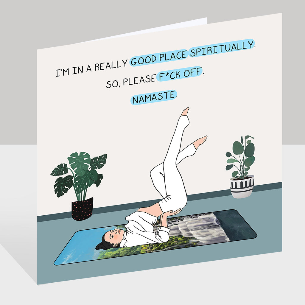 Namaste Doodle Card